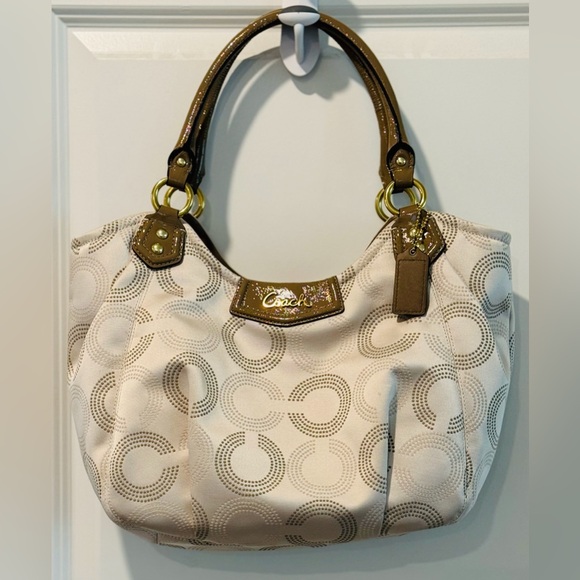 Coach Ashley Signature Ashley “Op Art” Tote/Satchel - Picture 1 of 10